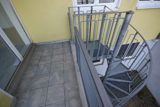 Treppe zum Garten