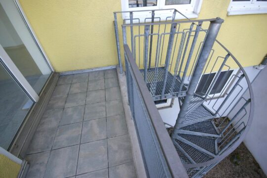 Treppe zum Garten